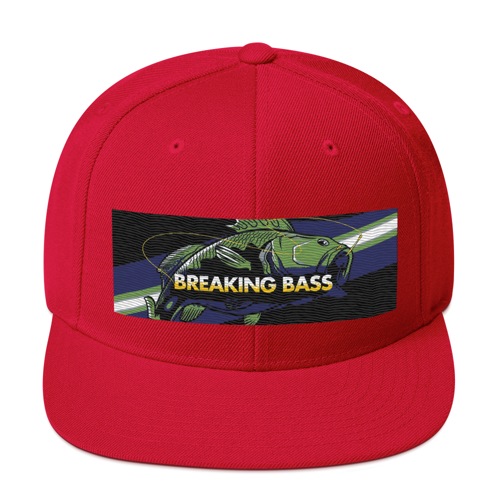 Breaking Bass Snapback Hat